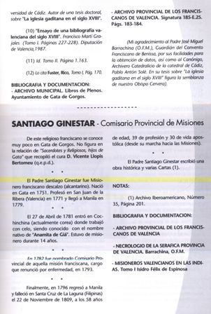 MEUS ARTICLES de festes: 1997, Biografies franciscanes ( i IV )