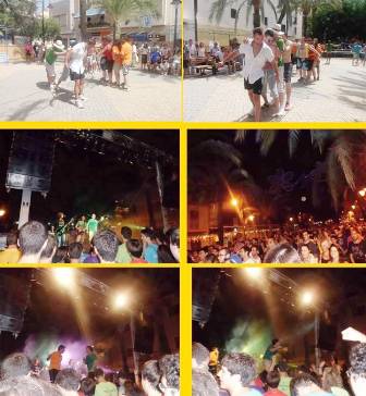 GATA EN FESTES: Ahir, pel matí gymkana; per la nit, rock a la plaça