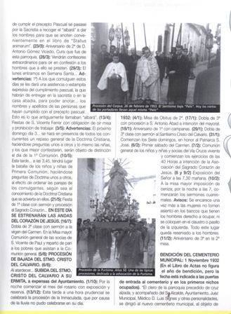 MEUS ARTICLES: 1999, Història de la Parròquia de Gata 1898-1964 ( III )