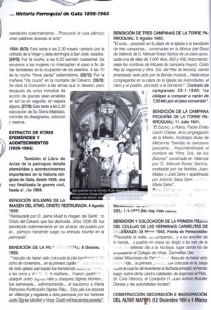MEUS ARTICLES...de festes: 1999, HISTÒRIA DE LA PARRÒQUIA DE GATA (1898-1964) ( IV )