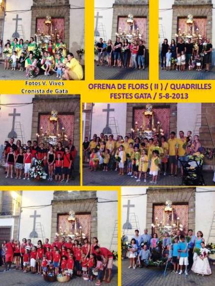 FESTES GATA OFRENA DE FLORS ( II ): les primeres quadrilles...