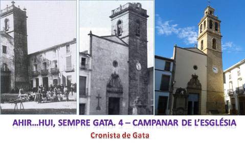 AHIR...HUI, SEMPRE GATA: la torre campanari de lesglésia parroquial ( 4 )