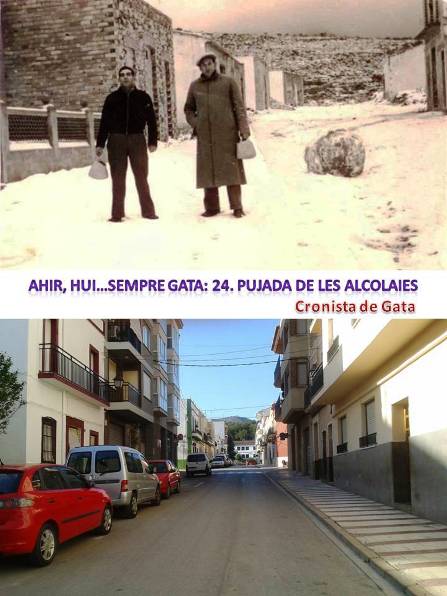 AHIR...HUI, SEMPRE GATA (24): quina diferència!, pujada de les Alcolaies, 1956-2014