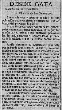 SABIEU...? que per Sant Josep de 1899 feien cavalcada i processó (LP4)