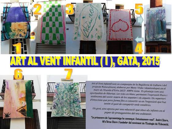 GATA: ART AL VENT INFANTIL ( I any ) -set obres- Placeta Sant Antoni