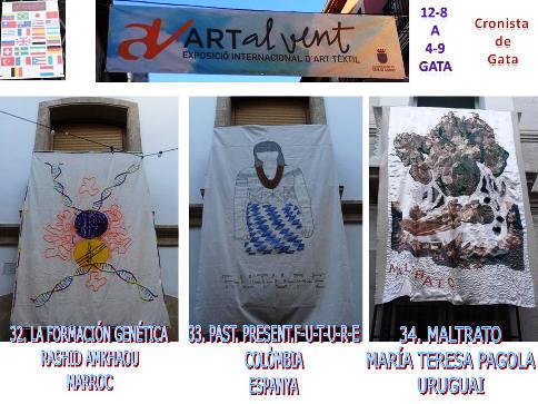 RECORREGUT PER ART AL VENT 2016, GATA: Obres de Amkhaou, Álvarez (32 a 34)