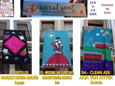 RECORREGUT PER ART AL VENT, GATA 2016: Obres de Menchón, Delkhos i Von Ritter (52 a 54)
