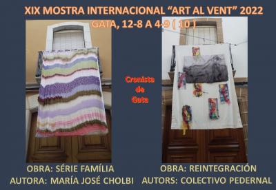 XIX ART AL VENT, GATA 2022 (10). OBRES, UNA ESPANYOLA I ALTRA MEXICANA. SÈRIE FAMÍLIA i REINTEGRACIÓN