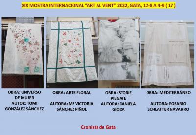 XIX ART AL VENT, GATA 2022 (17). TRES OBRES ESPANYOLES I UNA ITALIANA
