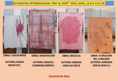 XIX ART AL VENT, GATA 2022 (20). PENÚLTIMA MIRADA A LES TELES. OBRES ITALIANA, MEXICANA, XILENA I ARGENTINA-ESPANYOLA