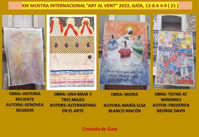 XIX ART AL VENT, GATA 2022 (21). ÚLTIMA PASSEJADA. PUNT I FINAL A LES MIRADES DE LES TELES. OBRES D'ESPANYA (2), MÈXIC I REGNE UNIT